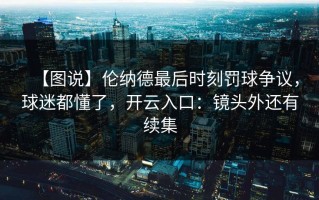 【图说】伦纳德最后时刻罚球争议，球迷都懂了，开云入口：镜头外还有续集