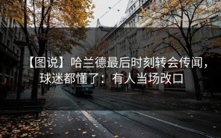 【图说】哈兰德最后时刻转会传闻，球迷都懂了：有人当场改口